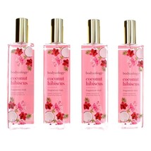 Coconut Hibiscus by Bodycology, 4 Pack 8 oz Fragrance Mist for Women - £34.92 GBP