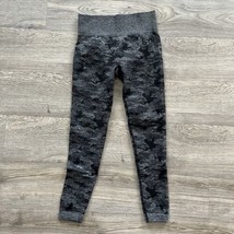 Gymshark Leggings Camo Gym Workout Gray Black Womens Adapt Seamless High Rise - £23.34 GBP