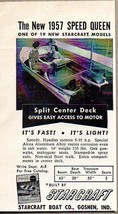 1957 Print Ad Starcraft Speed Queen Boats Made in Goshen,IN - £6.05 GBP
