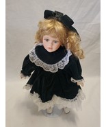 1997 Angelina 16&quot; Porcelain Collector Doll with Stand - £31.18 GBP