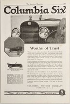 1920 Print Ad The Columbia Six Sport Model Automobile Made in Detroit,Michigan - £17.58 GBP