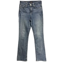 NYDJ Jeans Blue Denim Barbara Bootcut Lift Tuck Stretch Wash Heyburn Size 4 - £17.81 GBP