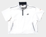 YONEX 24S/S Women&#39;s Crop Anorak Windbreaker Short Sleeve T-shirt NWT 245... - $98.01