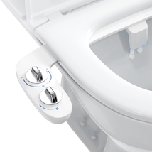 Bidet Attachment for Toilet, Non-Electric Self-Cleaning Dual Nozzle (Fem... - £36.37 GBP