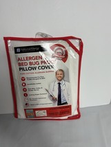 National Allergy- Allergen and Bed Bug Proof Pillow Cover, White - $148.07 MXN