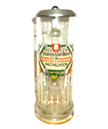 Spaten Brau Munchen Sedlmayr Versandtbier lidded German Beer Glass Seidel - €34,18 EUR