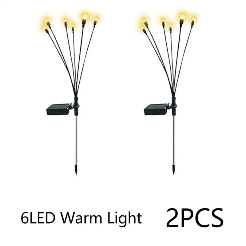  Solar LED Lights Garden Decor Firework Lights Solar Powered Firefly Light Garde - £45.96 GBP