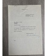 1928 Herbert Hoover Hand Signed Personal Letter Stanford University US P... - €467,14 EUR