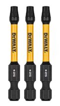DeWalt DWAF2TX25IR3 Flextorq 1/4 in. x 2 in. Torx Impact Driver Bit, 3-P... - $17.69