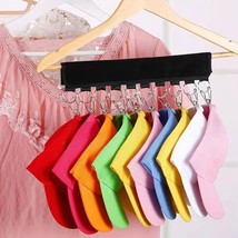 Hat Organiser Hanger Holder Door Baseball Cap Storage Clips Closet Caps Rack UK - $7.37