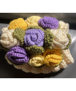 Knitted Teapot Cosy Flowers - £6.52 GBP