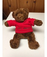 Brown Plush 11&quot; Teddy Bear with Shirt &quot;Little Wranger&quot; - £11.80 GBP