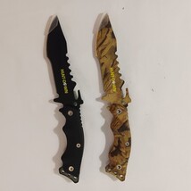 10" Hunt-Down Full Tang Hunting Tactical Survival Sharp Blade Knife With Sheath image 3