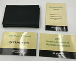 2008 Hyundai Sonata Owners Manual Case Handbook Set with Case OEM H02B29005 - $9.89
