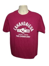 Canandaigua New York The Chosen Spot 1789 Adult Large Deep Cherise TShirt - £16.02 GBP