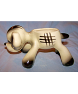 Vintage Adorable Black &amp; White Dog Planter-3 inches tall - $20.00