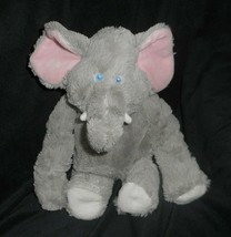 14&quot; Hug A Longs Baby Ganz Grey Elephant Rattle Stuffed Animal Plush Toy BG2199 - £33.67 GBP