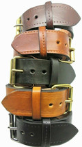 SOLID  LEATHER  BELTS  { Blk, Dr Br, Tan, Med Br } * 1-1/2&quot; * 1-1/4&quot; or ... - $542.73 MXN