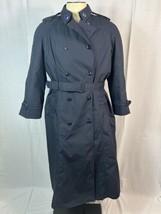 USGI Womens 18R Air Force USAF Blue Coat All Weather Trench w/ Liner &amp; R... - $44.55