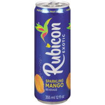 24 Cans of Rubicon Exotic Sparkling Mango Beverage 355ml/12oz Each Free Shipping - £68.62 GBP