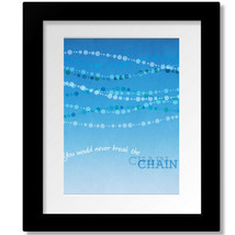 The Chain Love Song Lyric Inspired Rock Music Artwork - Print, Canvas or... - $19.00+