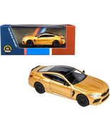 BMW M8 Coupe Ceylon Gold Metallic with Black Top 1/64 Diecast Model Car ... - $20.12