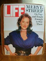 Meryl Streep overszed Poster 17&quot; x 22&quot; from Life Magazine 1988 NF - €4,08 EUR