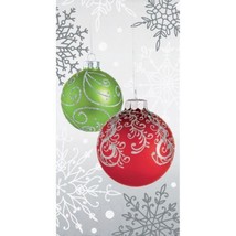 Elegant Ornaments 16 Ct Paper Guest Napkins Christmas - $7.61