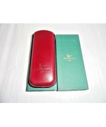 R. D. Gomez Burgundy Leather Glasses Case - £33.65 GBP