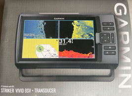  Garmin STRIKER Vivid 9sv Marine GPS with GT52HW-TM Transducer 010-02554-00 - $577.12
