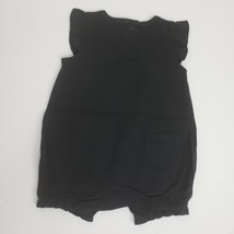 Gymboree Baby Girl Shorts Romper 3M Black Little Ray of Sunshine One Piece  - £11.61 GBP