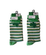 St. Patrick&#39;s Day Crew Socks Size 9-11 Lot of 2 - $11.39