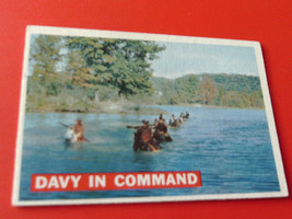 1956 Topps Davy Crockett Davy In Command # 6 Orange Back Very Nice - £27.45 GBP