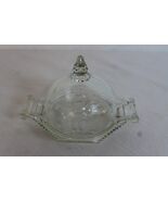 Vintage Jeannette Glass "Baltimore Pear” Covered Butter/Cheese Dish -195... - $36.95