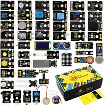 KEYESTUDIO 48 Sensors Modules Starter Kit for Arduino with LCD, 5v Relay, IR Rec - £72.12 GBP