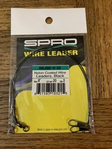 SPRO Wire Leader Nylon Coated Black 9” Fishing - £9.25 GBP