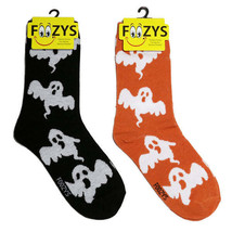 Ghosts Socks Novelty Crew Dress Casual SOX Foozys 2 Pair 9-11 Womans 2 P... - $9.89