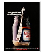 Kraft Miracle Whip The Bread Spread Vintage 1984 Full-Page Magazine Ad - €8,30 EUR