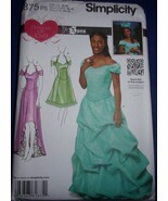 Simplicity Misses Special Occasion Dress Size 12-20 #1875 Uncut - £4.71 GBP