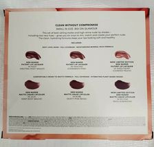 New bareMinerals * A LITTLE LIP * 6pc Mini Gen Nude Matte & Shine Lip Set image 2