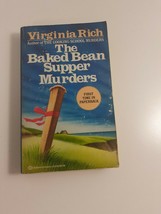the Baked Bean supper Murders By Virginia rich 1984 paperback fiction novel - £4.67 GBP