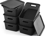 Lidded Container Organizers For Shelves, Desktop Drawers, Closets, And B... - $40.96