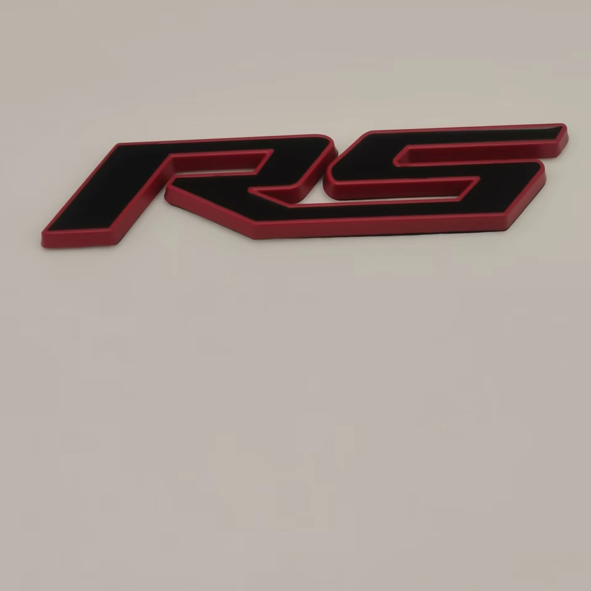 1pcs Metal Car Styling RS Logo Emblem Rear Trunk Sticker For Che-vrolet Cruze Ca - £14.15 GBP