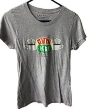 Friends TV Series Short Sleeved T Shirt Womens Size Medium Gray Central Perk - £6.99 GBP