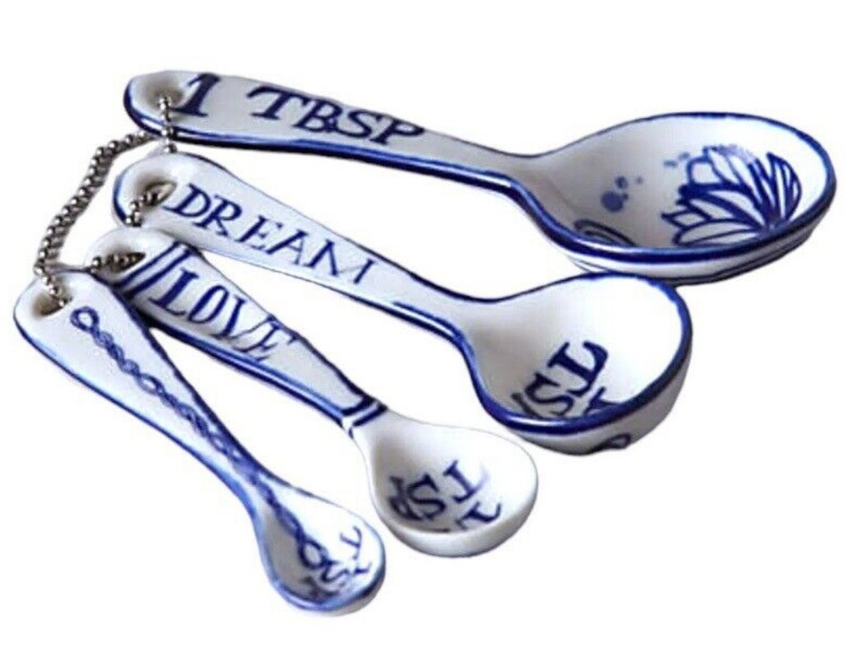 Anthropologie Jardin Des Plantes Measuring Spoons Ruan Hoffman Hand Pain... - £32.89 GBP