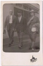 Postcard RPPC Two Men &amp; A Woman Ruby Foo&#39;s World Fair Of 1940 New York City 1940 - $14.36