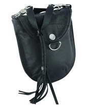 Ladies Motorcycle Small Leather Belt Clip Purse GoLeather GO1204 - $635.30 MXN