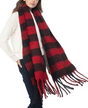 allbrand365 designer Womens Buffalo Check Blanket Scarf One Size Black - £45.51 GBP