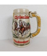 Budweiser Clydesdale Beer Stein Ceramarte Handcrafted Promotional Produc... - £11.47 GBP