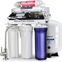 iSpring RCC7P-AK 6-Stage Reverse Osmosis System Under Sink with Alkaline Water - £291.75 GBP